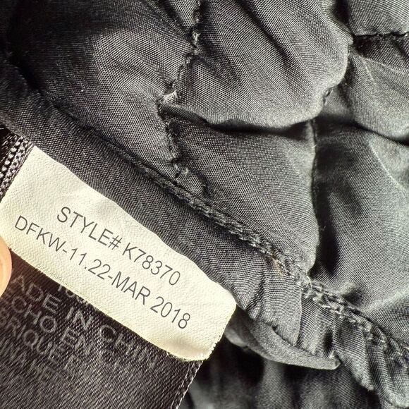 Marmot womens Aruna Medium Zip Front Duck Down Puffer Jacket Black 600 Fill Pock - Picture 4 of 9